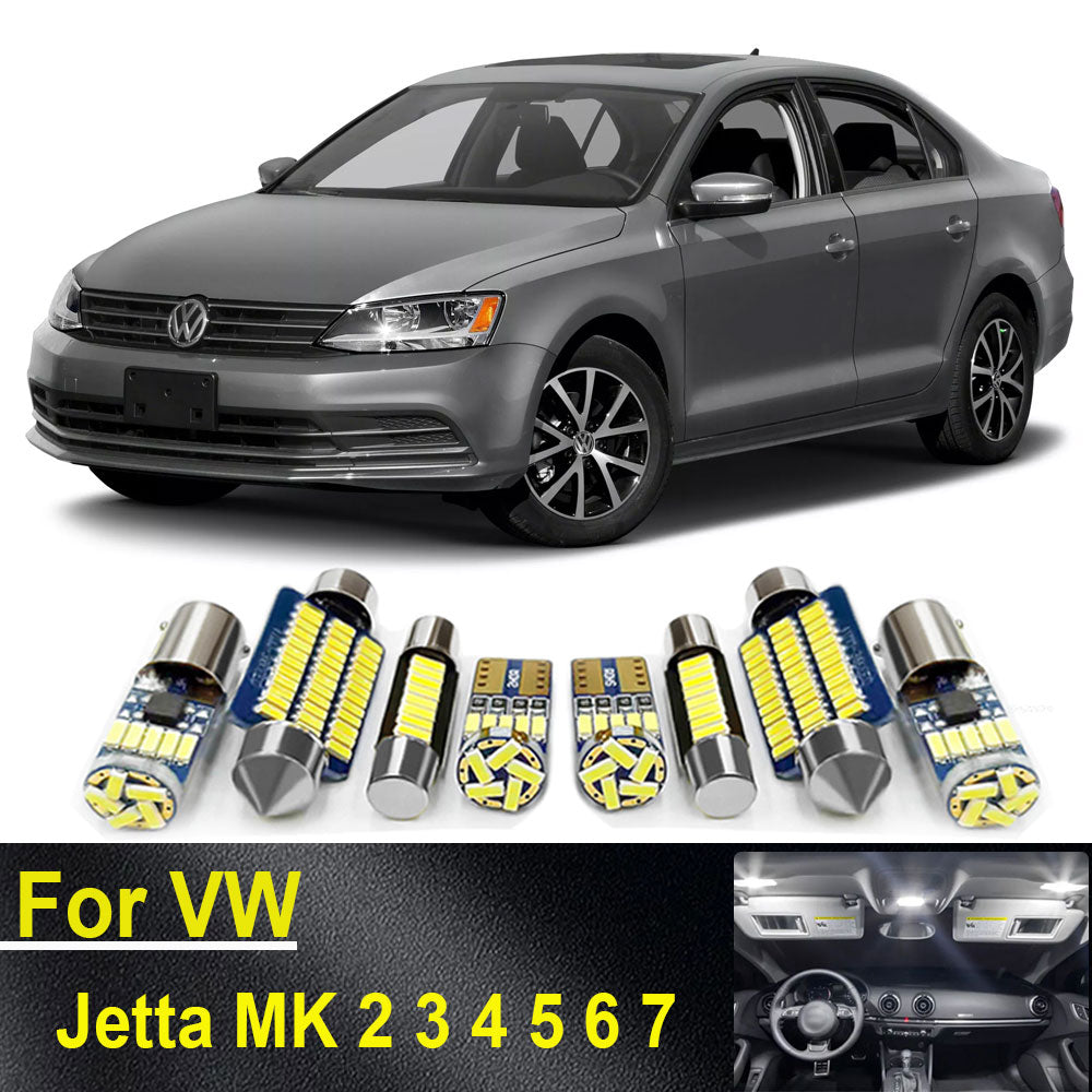 AutoGlowLED VW Jetta Interior LED Light Kit Canbus Error Free