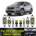AutoGlowLED 12Pcs Canbus LED Interior Light Kit for Honda CR-V 2013-2020