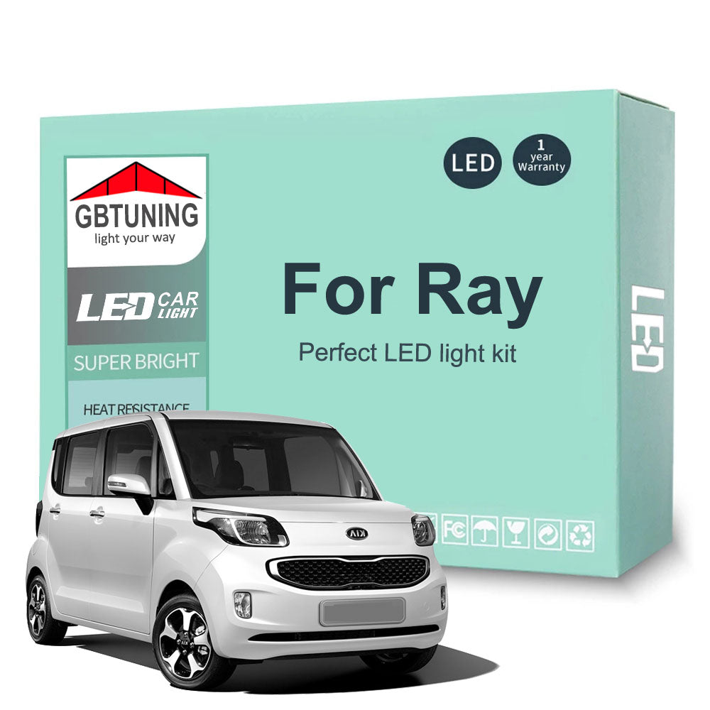 AutoGlowLED Canbus LED Interior Light Kit for KIA Ray 2011-2023 No Error