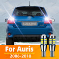 AutoGlowLED T15 W16W LED Reverse Light Bulbs for Toyota Auris 2006-2018, 2pcs