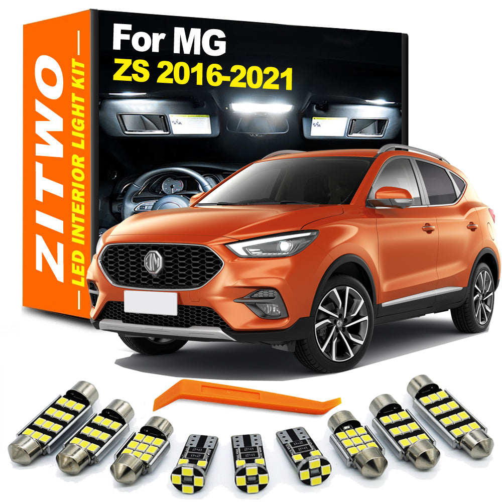 AutoGlowLED 8Pcs Canbus LED Interior Light Kit for MG ZS 2016-2021