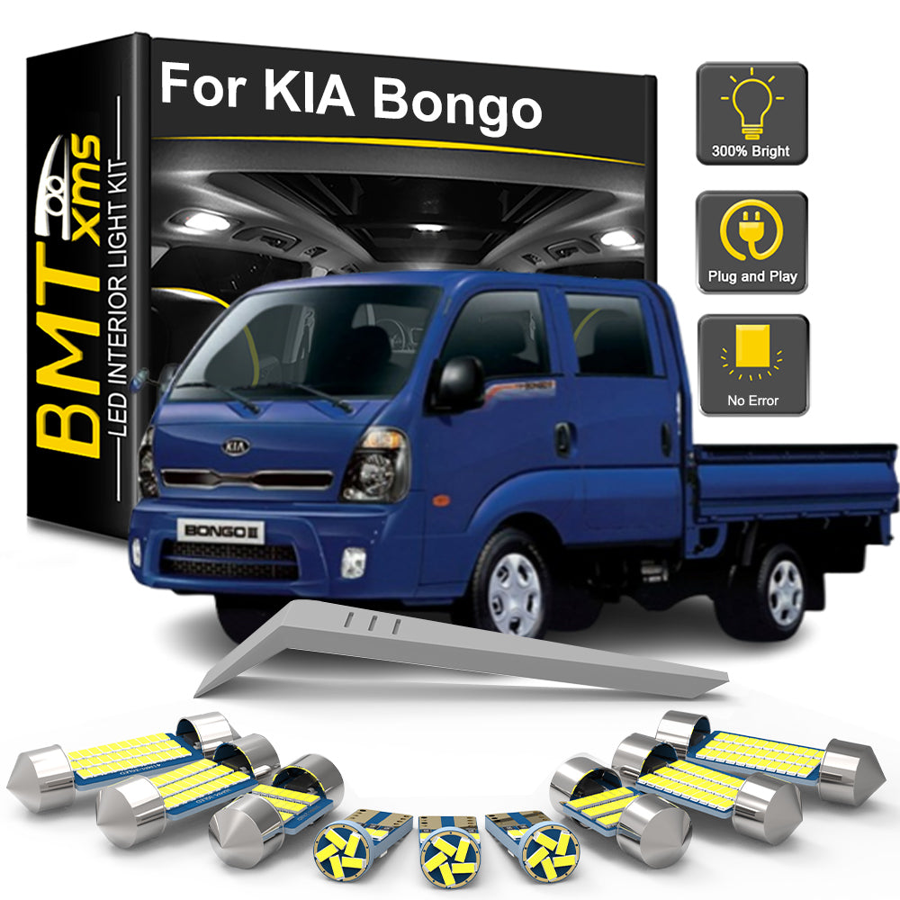 AutoGlowLED 9Pc LED Interior Light Kit for KIA Bongo EV 3 2020-2023 Canbus