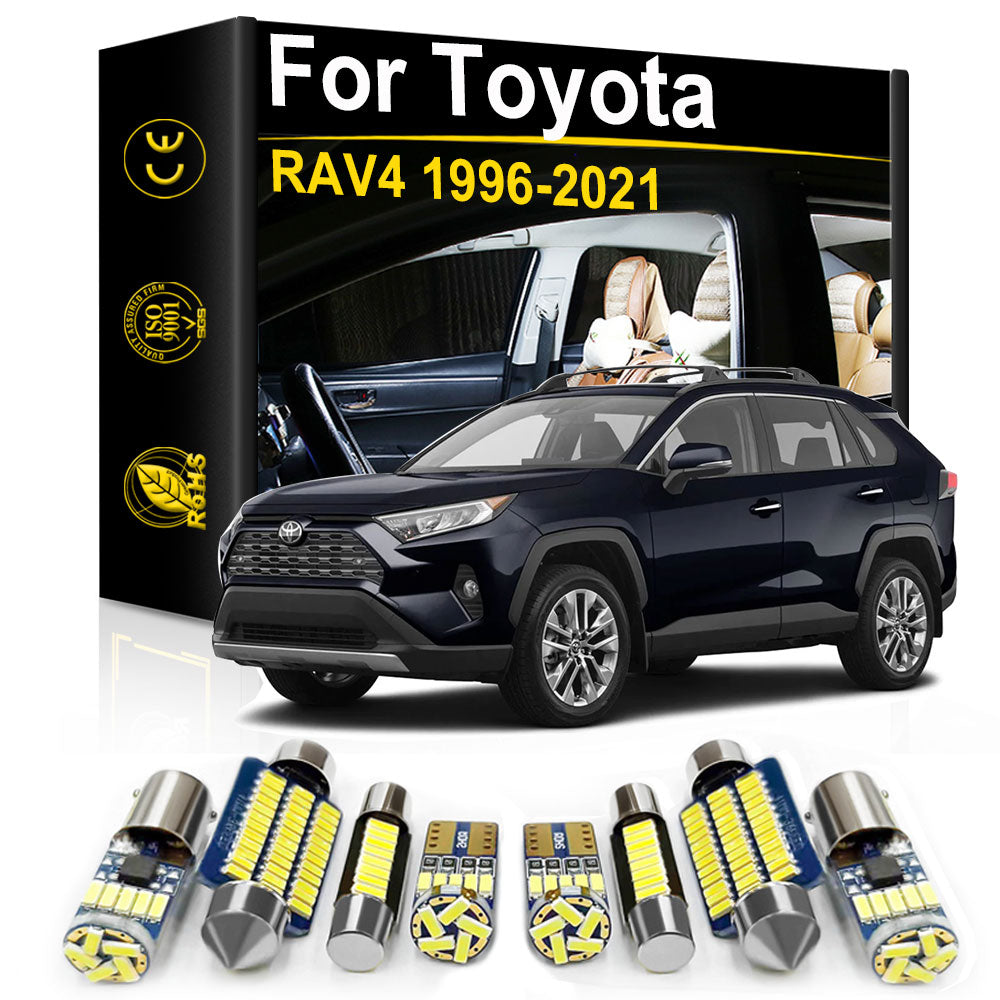 AutoGlowLED Interior LED Light Kit for Toyota RAV4 1998-2021 Canbus