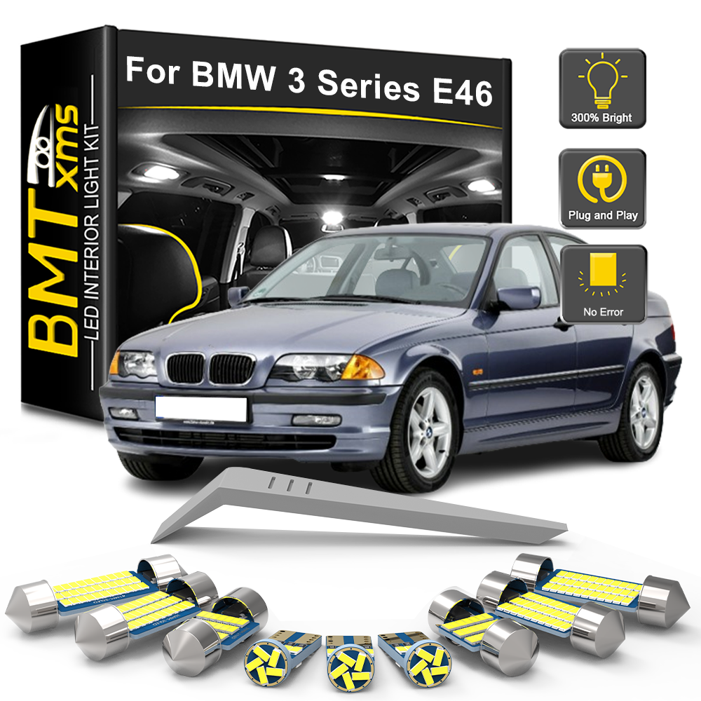 AutoGlowLED Canbus LED Interior Light Kit for BMW 3 Series E46 1997-2005