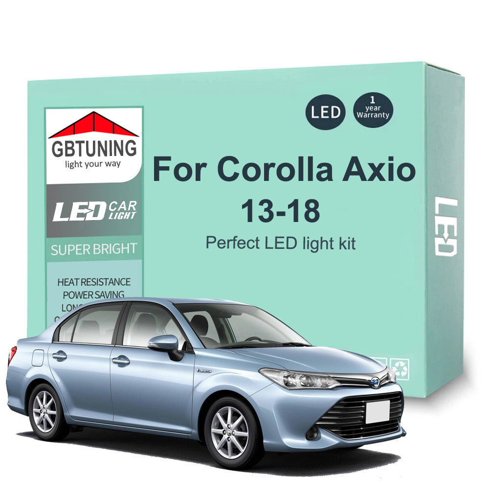 AutoGlowLED Canbus LED Interior Light Kit for Toyota Corolla Axio E160 2013-2018