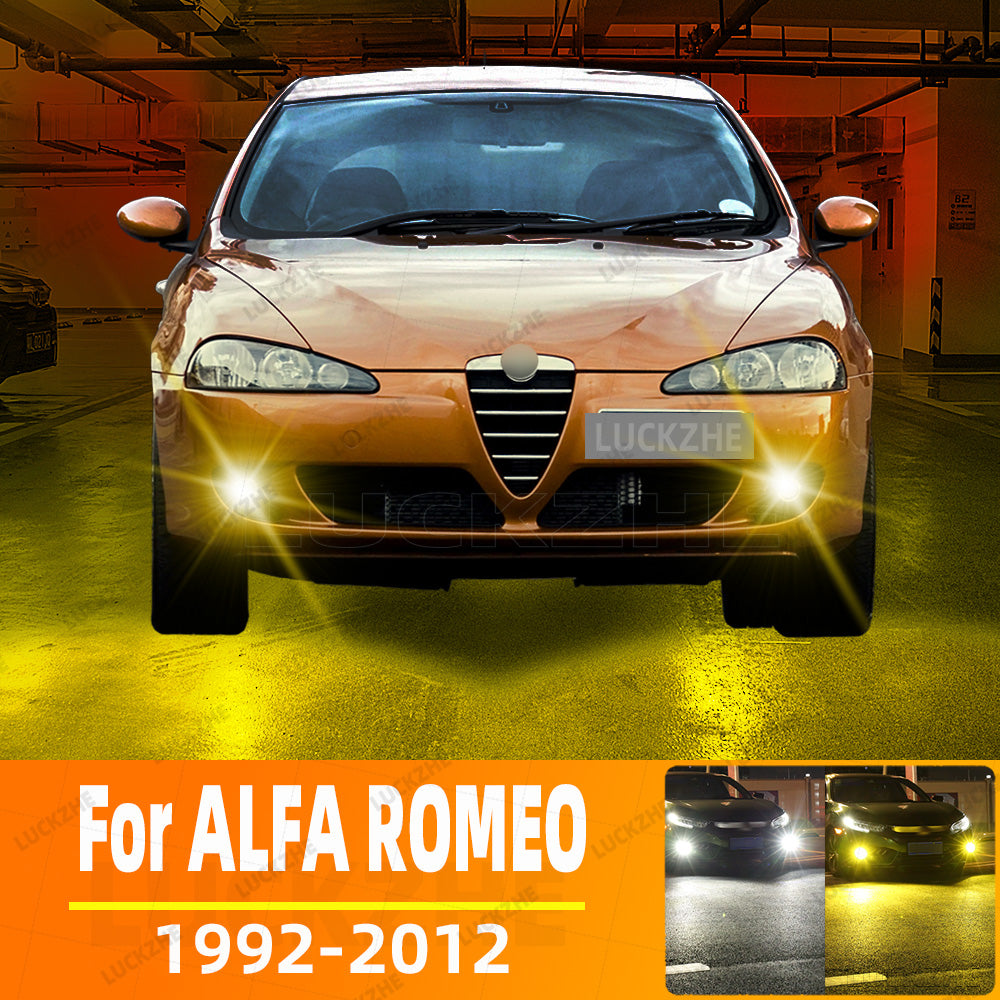 AutoGlowLED LED Fog Light Bulbs for Alfa Romeo 145 146 147 155 156 159 Sportwagon
