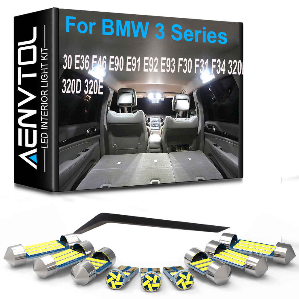 AutoGlowLED BMW 3 Series Interior LED Light Kit Canbus Error Free
