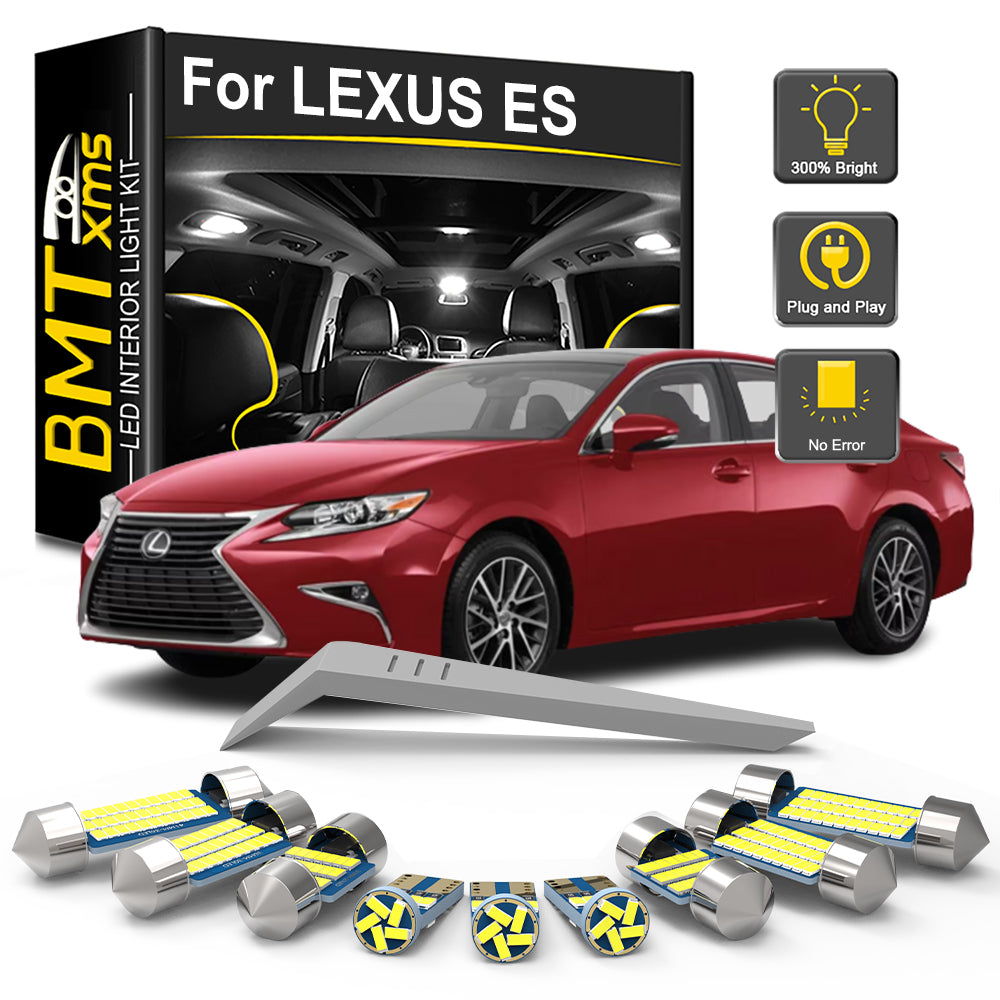 AutoGlowLED LED Interior Light Kit for Lexus ES 1989-2017 Canbus