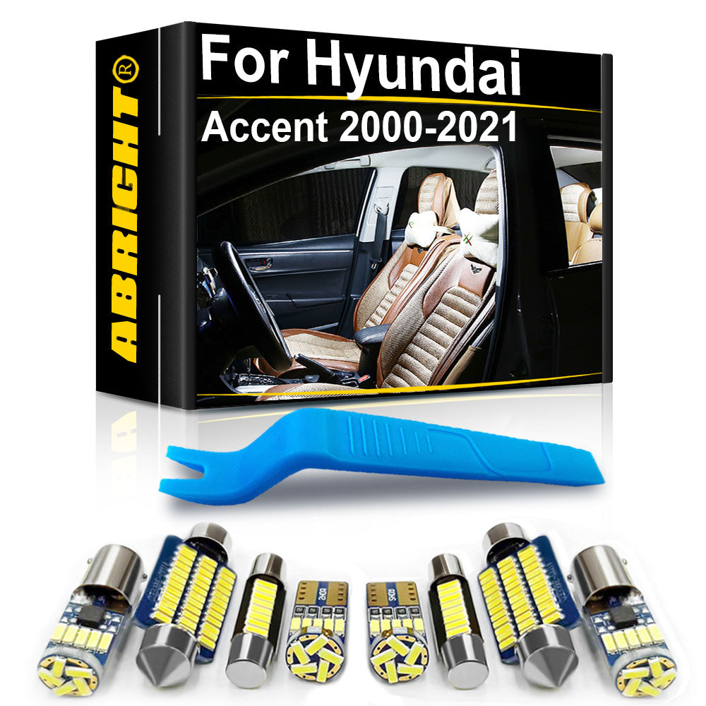 AutoGlowLED Interior LED Lights Kit for Hyundai Accent Canbus