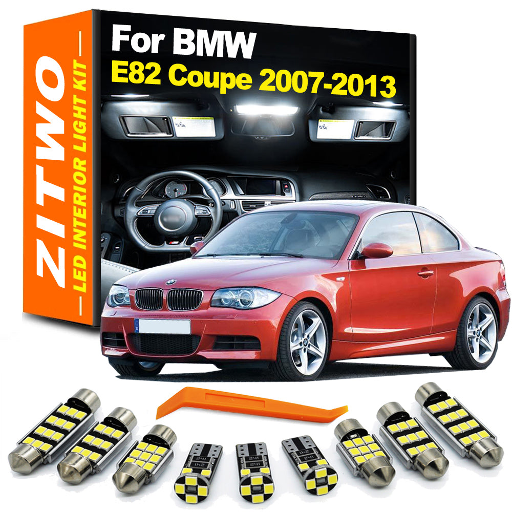 AutoGlowLED 15Pcs Canbus LED Interior Light Kit for BMW 1 Series E82 2007-2013