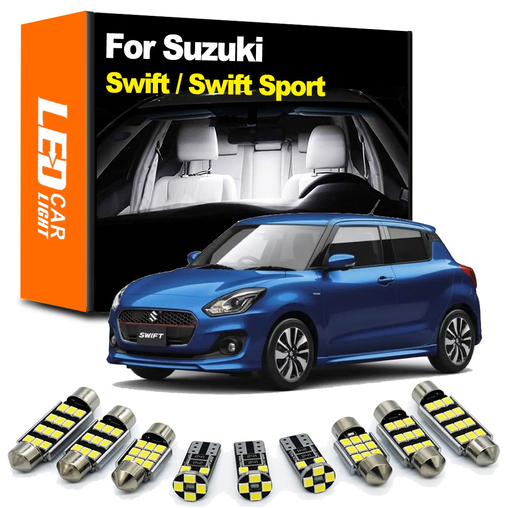 AutoGlowLED Interior LED Light Kit for Suzuki Swift & Swift Sport 1989-2022 Canbus