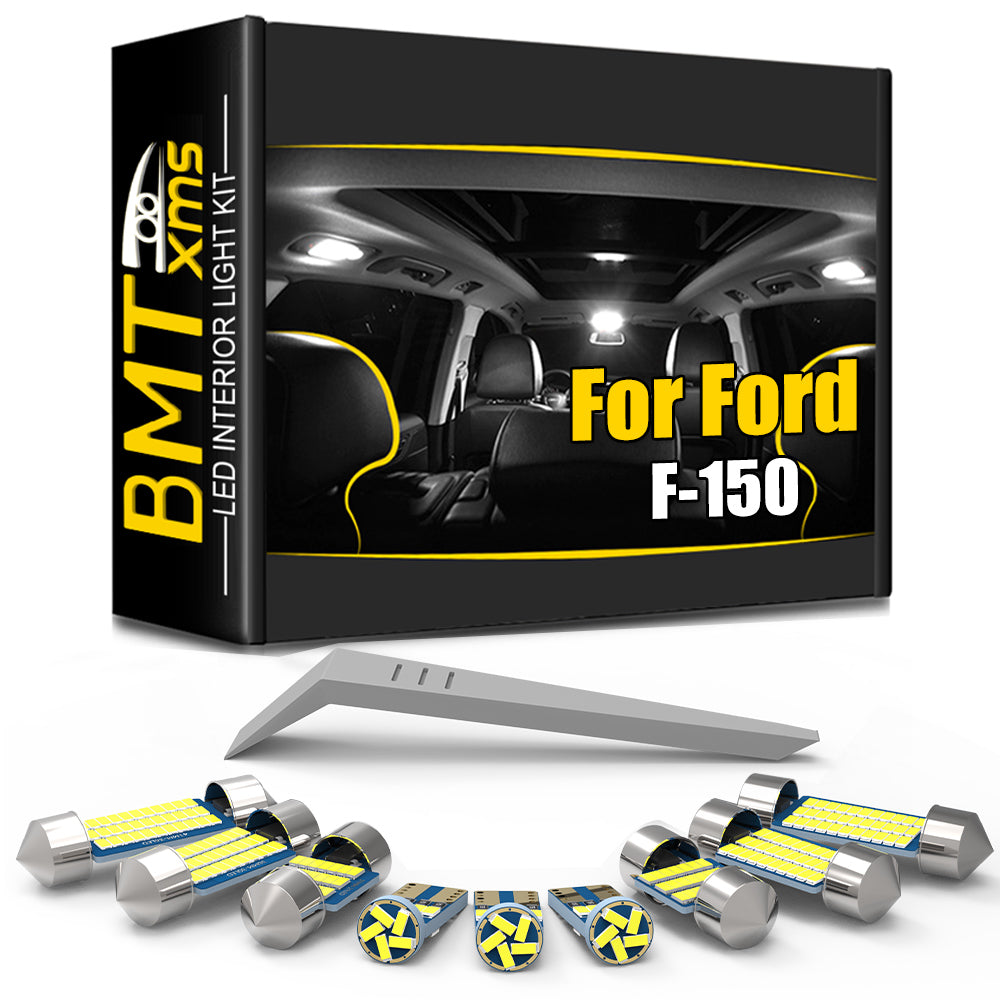 AutoGlowLED Ford F150 Canbus LED Interior Light Kit 6000K Plug and Play