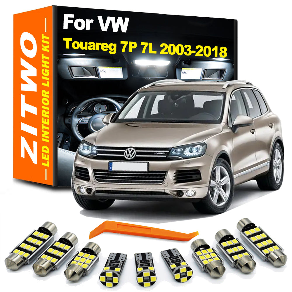 AutoGlowLED Canbus LED Interior Light Kit for VW Touareg 7L/7P 2003-2018