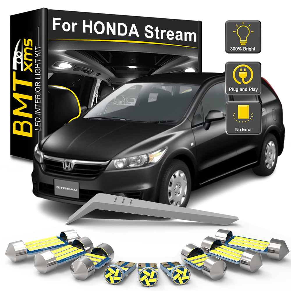 AutoGlowLED LED Interior Light Kit for Honda Stream 2001-2014 Canbus