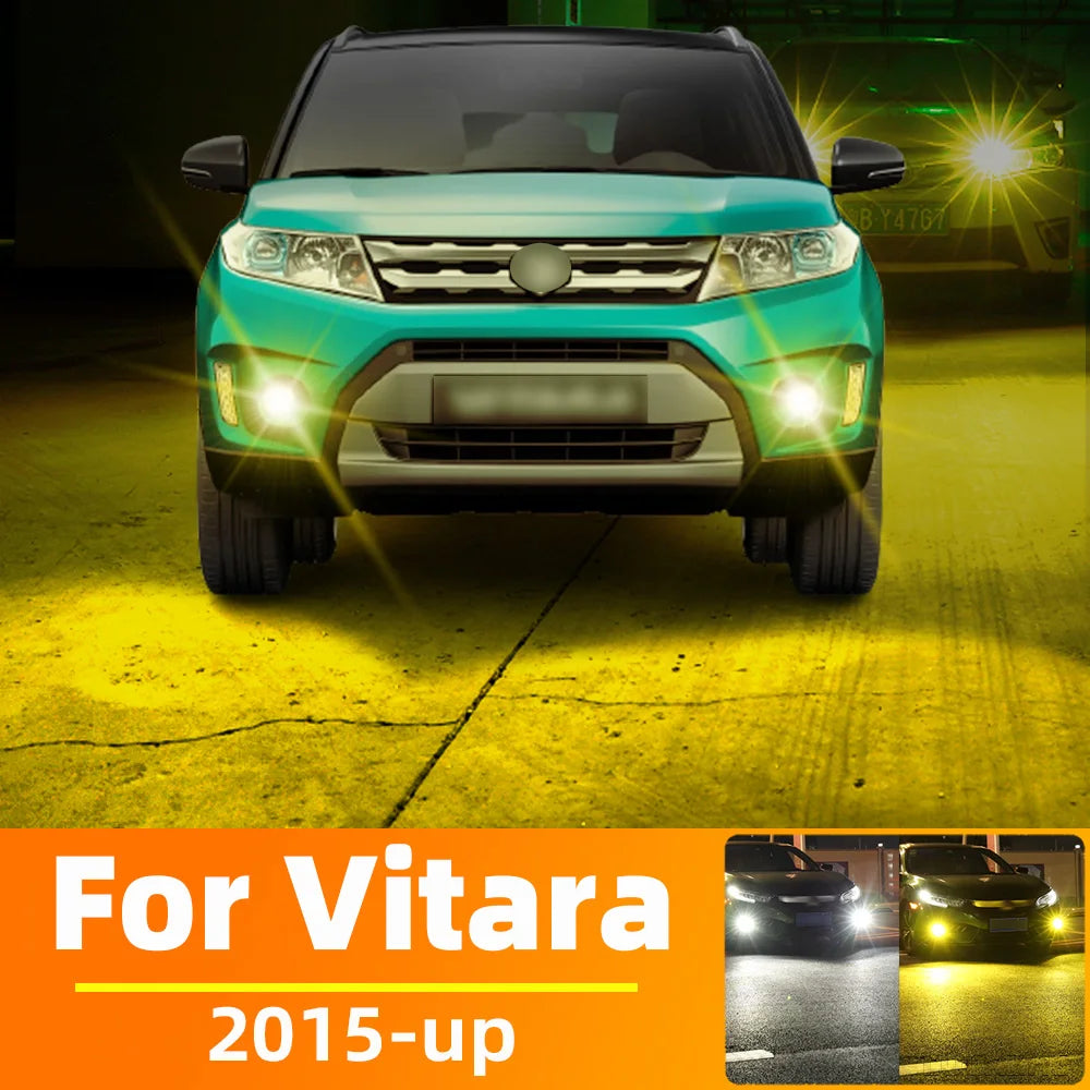 AutoGlowLED LED Fog Light Kit for Suzuki Vitara 2015-2021, 2pcs