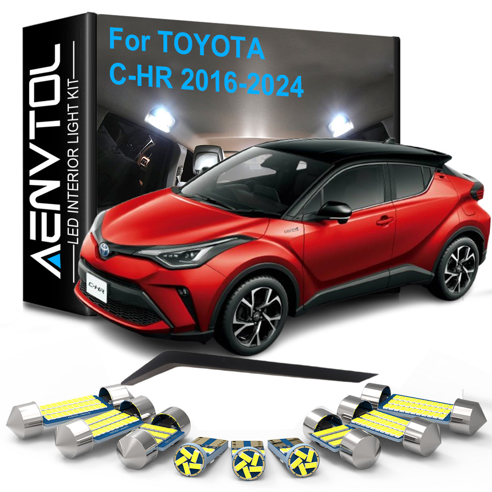 AutoGlowLED LED Interior Light Kit for Toyota C-HR 2016-2024 Canbus