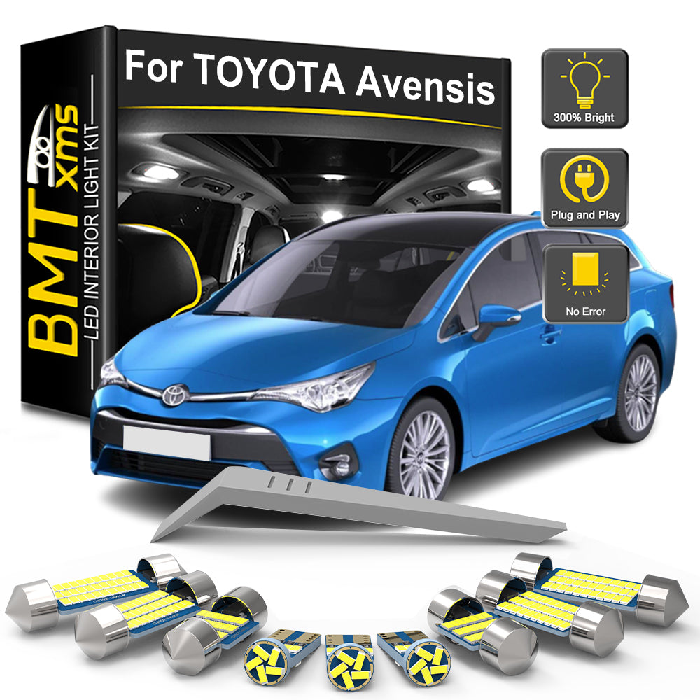 AutoGlowLED Toyota Avensis Interior LED Lights Canbus Kit T22 T25 T27