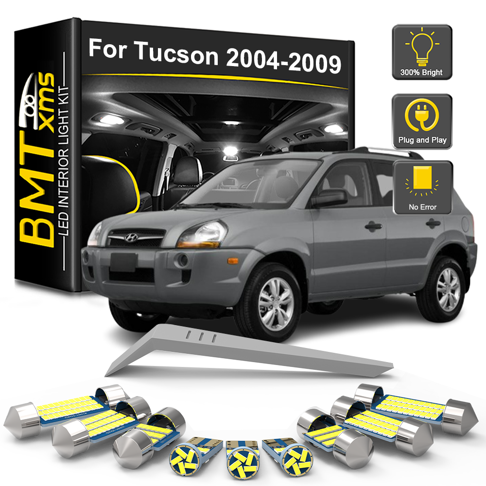 AutoGlowLED Canbus LED Interior Light Kit for Hyundai Tucson 2004-2009