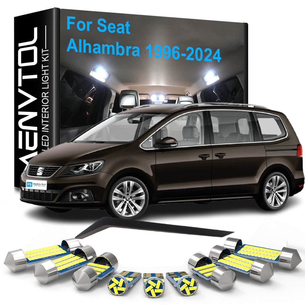AutoGlowLED Canbus LED Interior Light Kit for Seat Alhambra 1996-2024