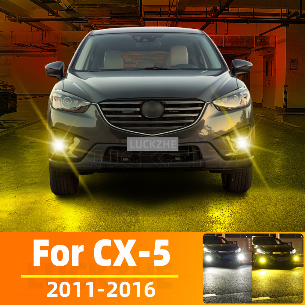 AutoGlowLED Mazda CX-5 Fog Light Bulbs 2011-2016 LED 30W Canbus Error Free