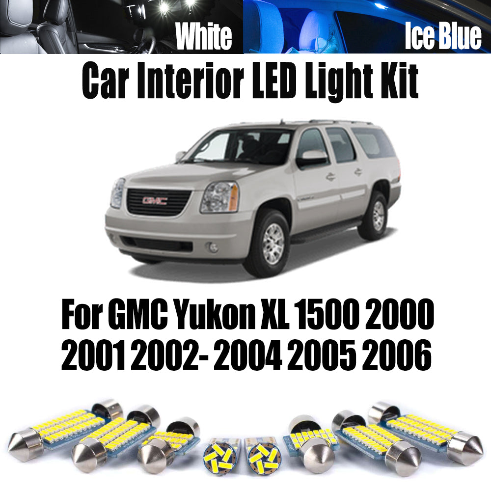 AutoGlowLED LED Interior Light Kit for GMC Yukon XL 1500 2000-2006