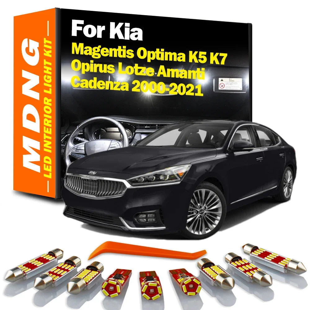 AutoGlowLED Canbus LED Interior Light Kit for Kia Optima Magentis K5 K7