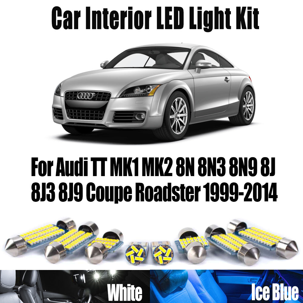 AutoGlowLED Interior LED Light Kit for Audi TT MK1 MK2 1999-2014