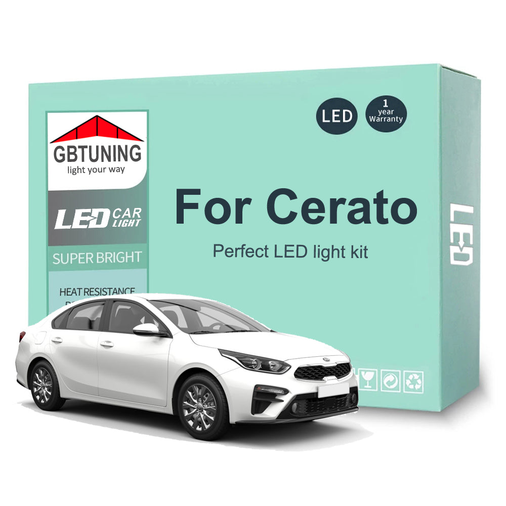 AutoGlowLED Interior LED Light Kit for KIA Cerato Spectra K3 2000-2021 Canbus