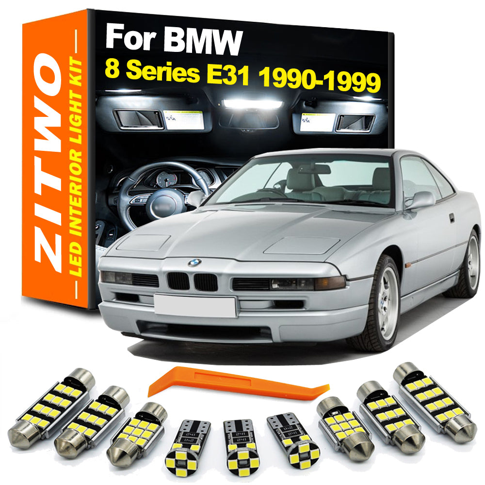 AutoGlowLED 17Pcs LED Interior Light Kit for BMW E31 840 850 1990-1999