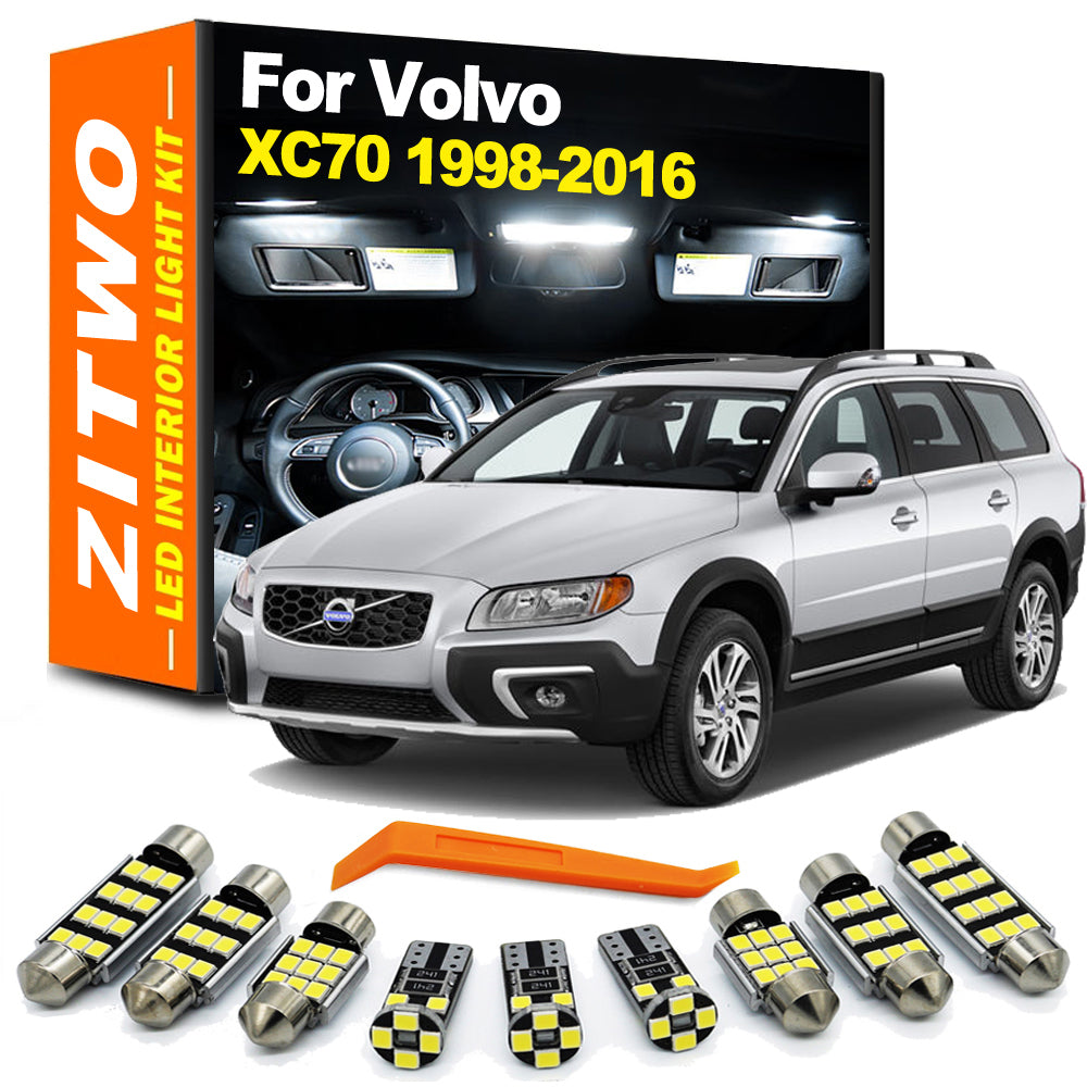 AutoGlowLED 16-Piece LED Interior Light Kit for Volvo XC70 1998-2016