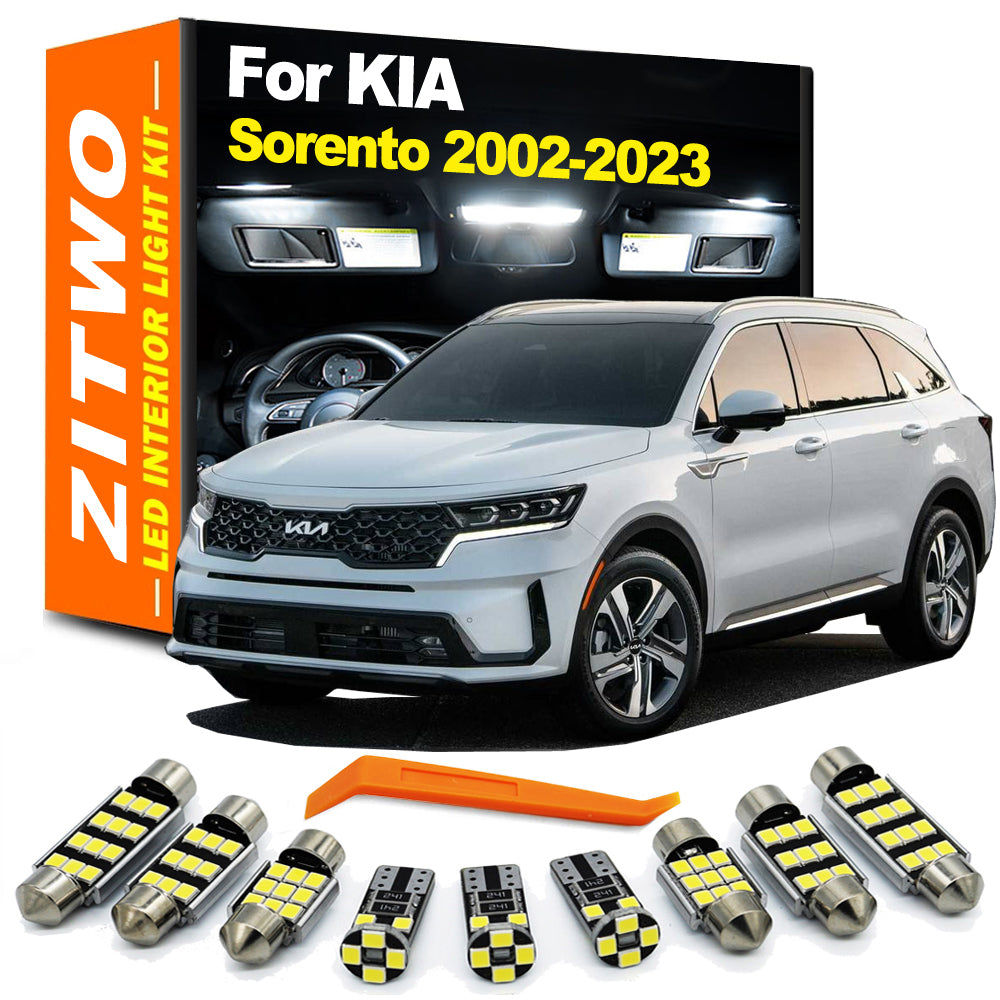 AutoGlowLED LED Interior Light Kit for Kia Sorento MK1-MK4 2002-2023