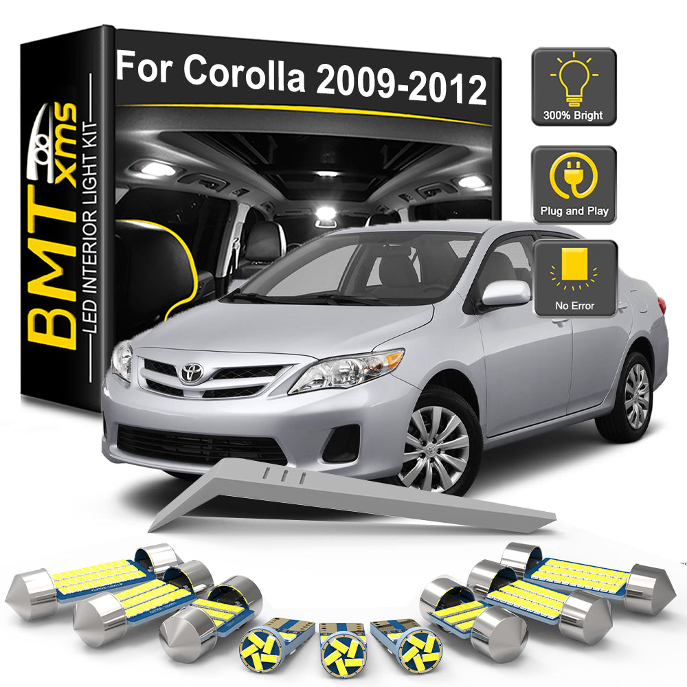 AutoGlowLED Interior LED Light Kit for Toyota Corolla 2009-2012 Canbus