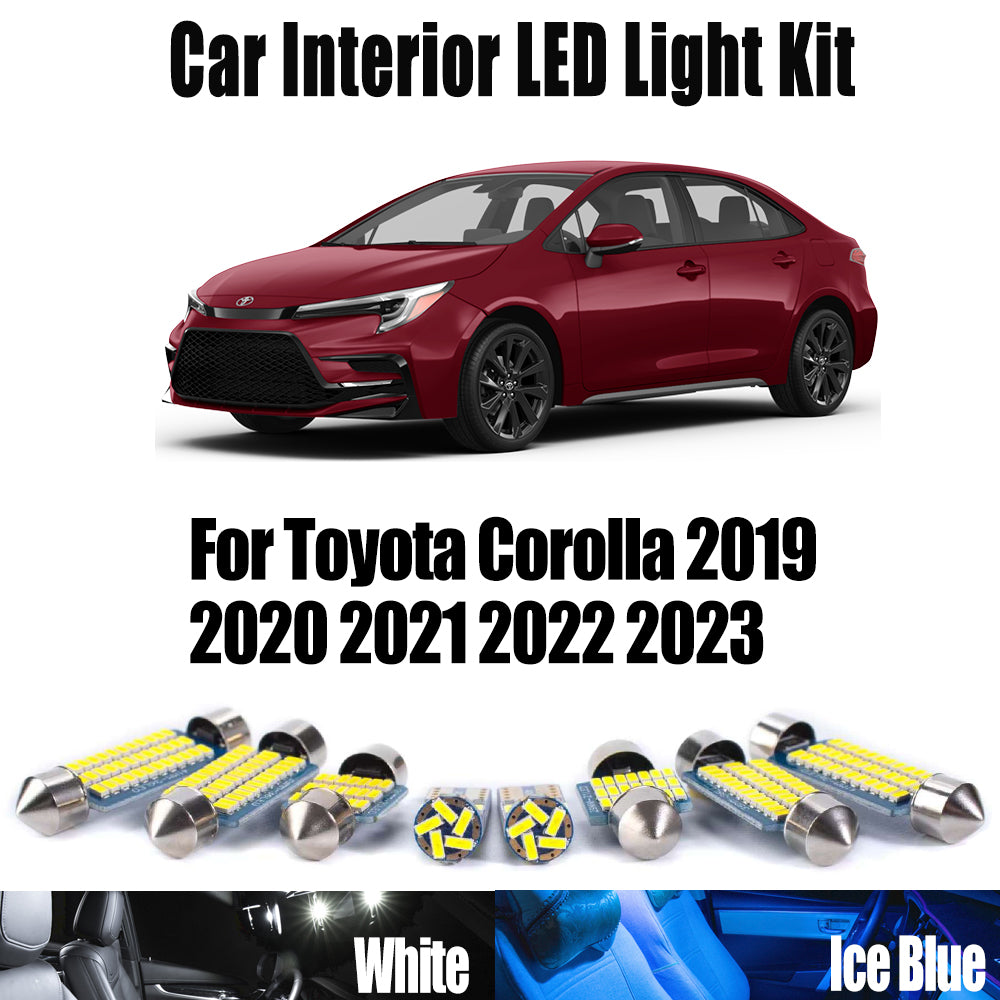 AutoGlowLED LED Interior Light Kit for Toyota Corolla 2019-2023 Canbus