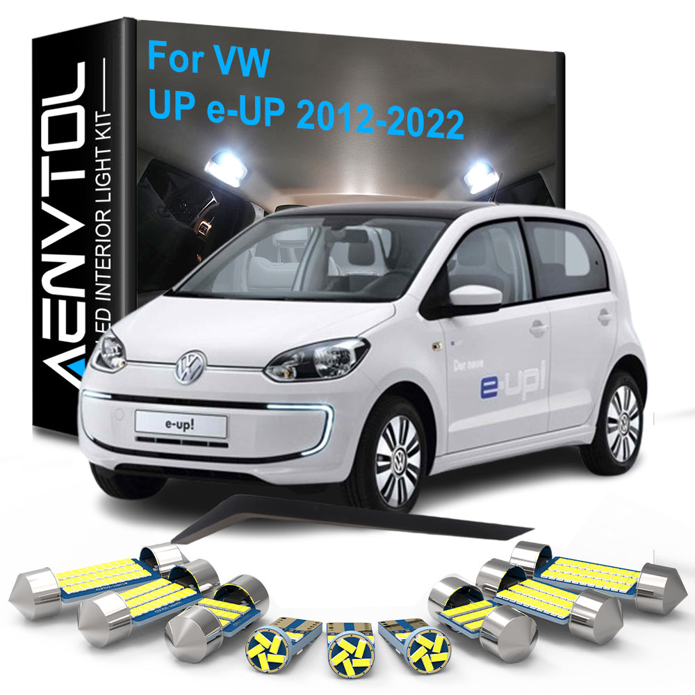 AutoGlowLED Car LED Interior Lights for VW UP e-UP 2012-2022 Canbus 6pcs