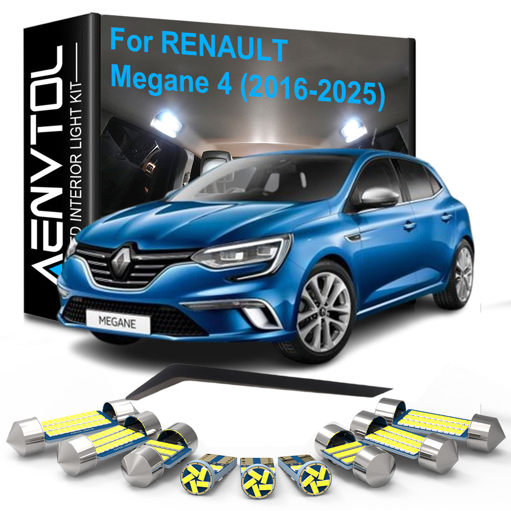 AutoGlowLED LED Interior Light Kit for Renault Megane 4 MK4 2016-2025 Canbus
