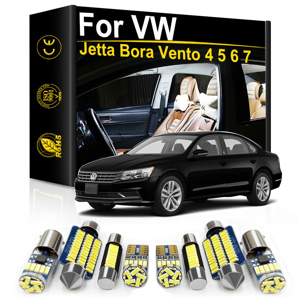 AutoGlowLED VW Jetta Interior LED Light Kit Canbus Error Free