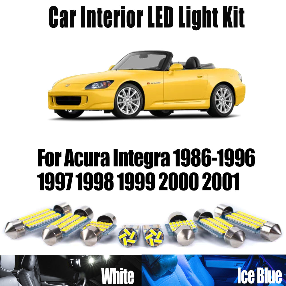 AutoGlowLED Canbus LED Interior Light Kit for Acura Integra 1986-2001