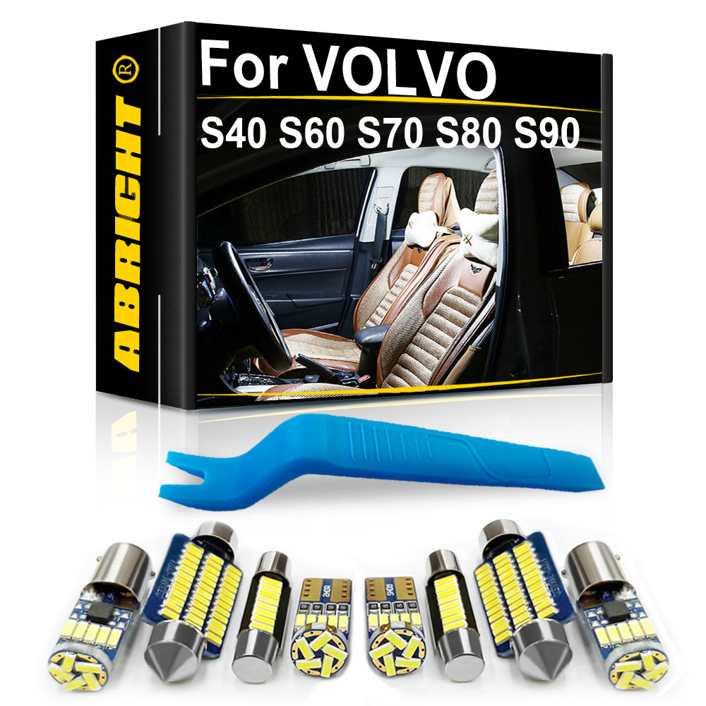 AutoGlowLED Canbus Interior LED Light Kit for Volvo 850 940 960 C30 C70 S40 S60 S70 S80 S90