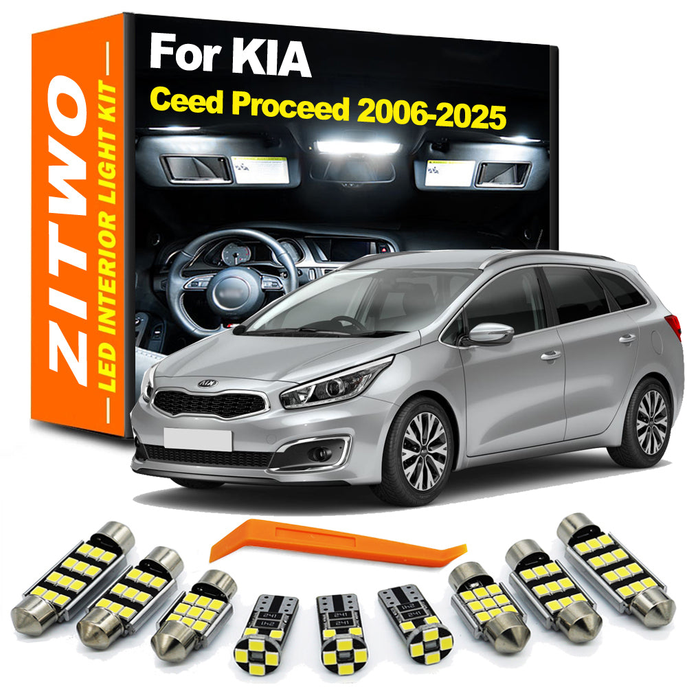 AutoGlowLED LED Interior Light Kit for Kia Ceed/Proceed 2006-2025