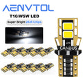 AutoGlowLED T10 W5W LED Interior Light Kit 10pcs Canbus Error Free White