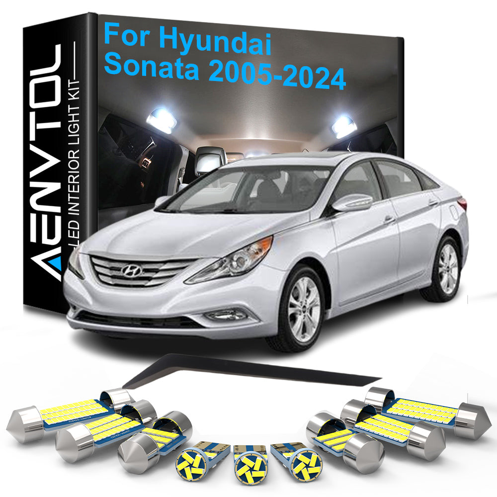 AutoGlowLED Canbus LED Interior Lights for Hyundai Sonata 2005-2024