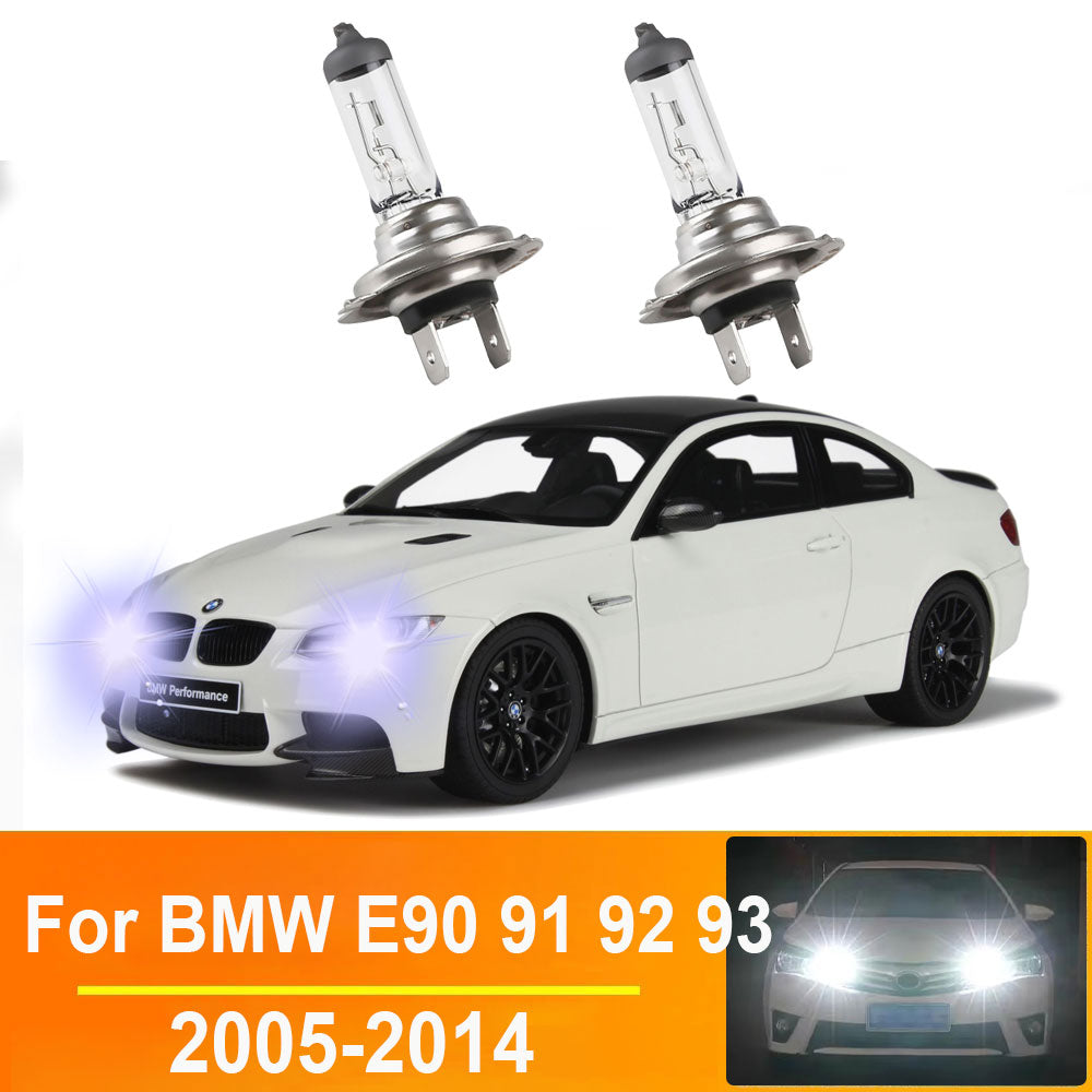 AutoGlowLED H7 Halogen Headlight Bulbs for BMW E90 E91 E92 E93 2005-2014