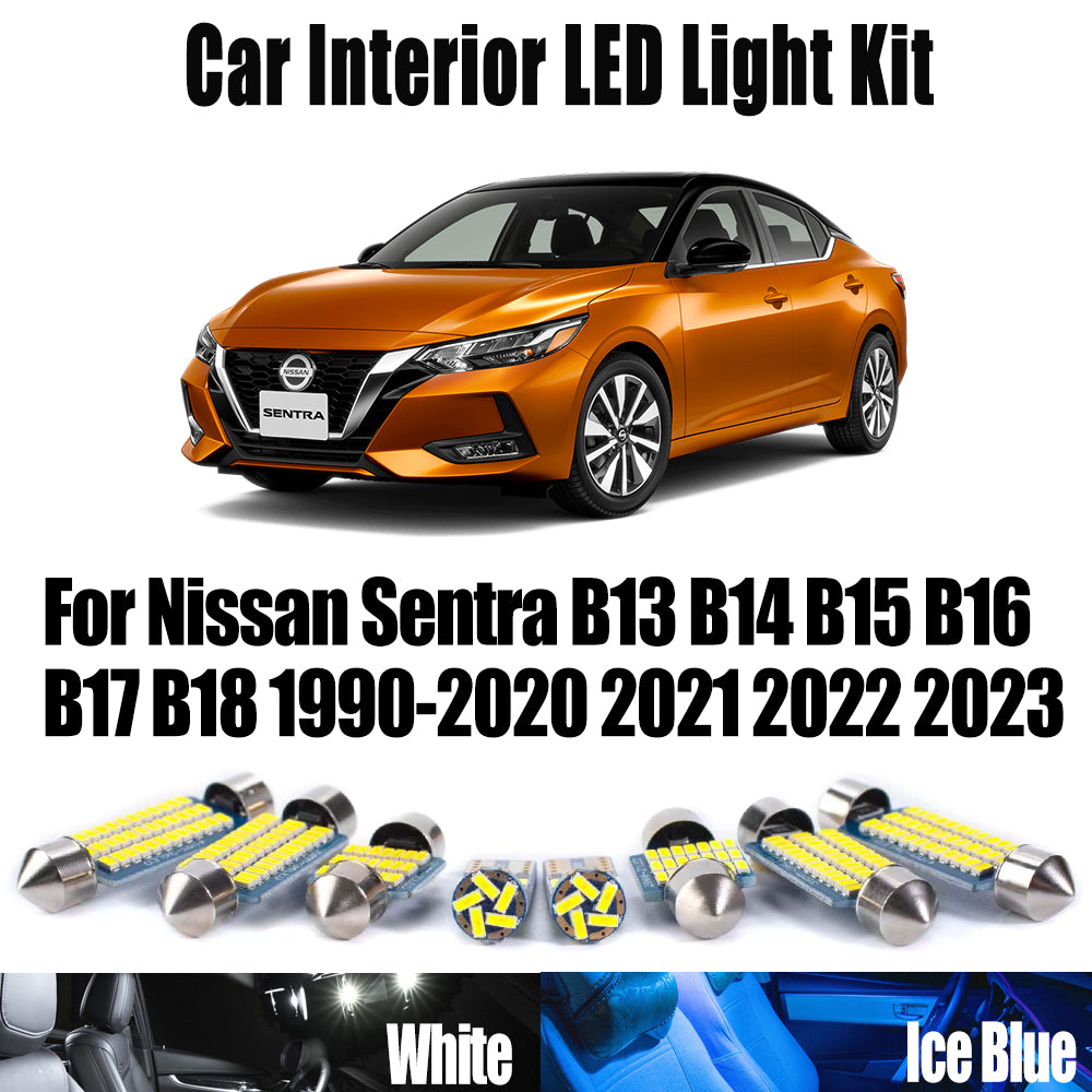 AutoGlowLED LED Interior Light Kit for Nissan Sentra B13-B18 1990-2023 Canbus