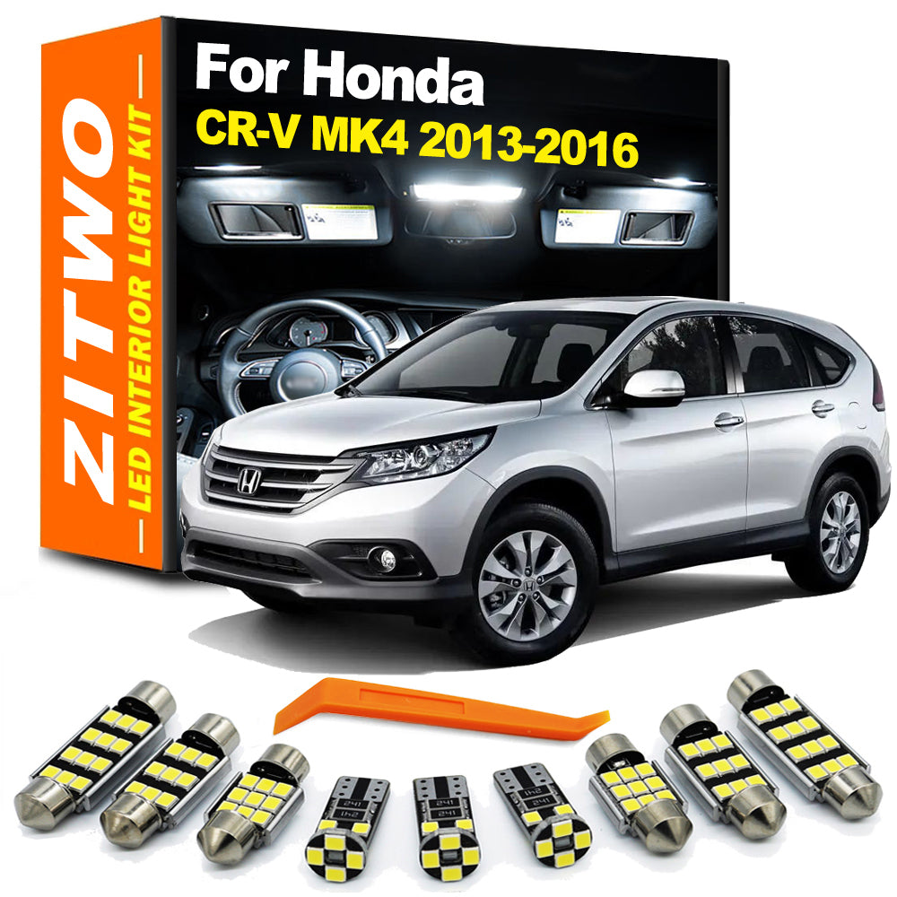 AutoGlowLED 14Pcs LED Interior Light Kit for Honda CR-V 2013-2016