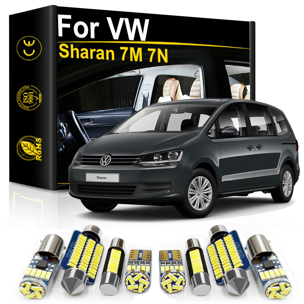 AutoGlowLED Interior LED Light Kit for VW Sharan 7M 7N Canbus