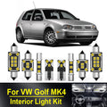 AutoGlowLED 13Pcs LED Interior Light Kit for VW Golf 4 MK4 1999-2005