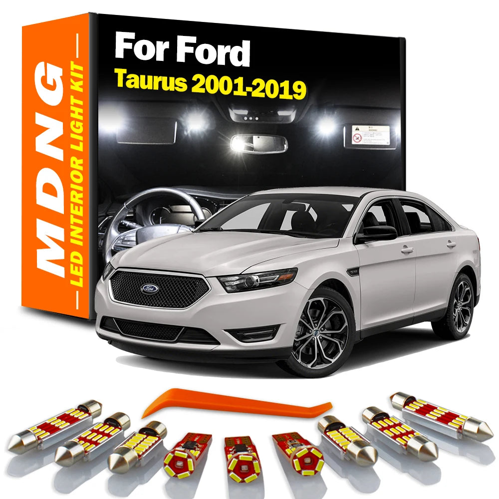 AutoGlowLED Canbus LED Interior Light Kit for Ford Taurus 2001-2019