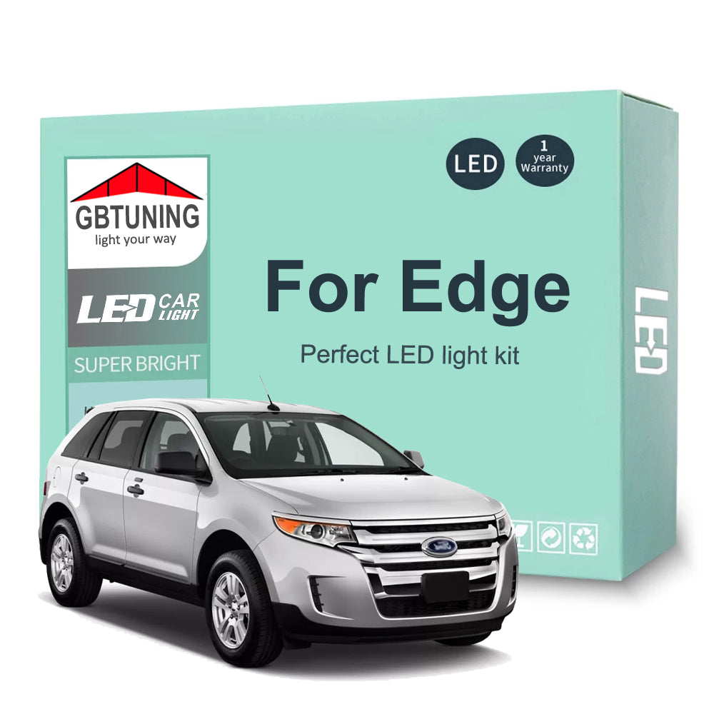 AutoGlowLED 14Pc LED Interior Light Kit for Ford Edge 2007-2014 Canbus