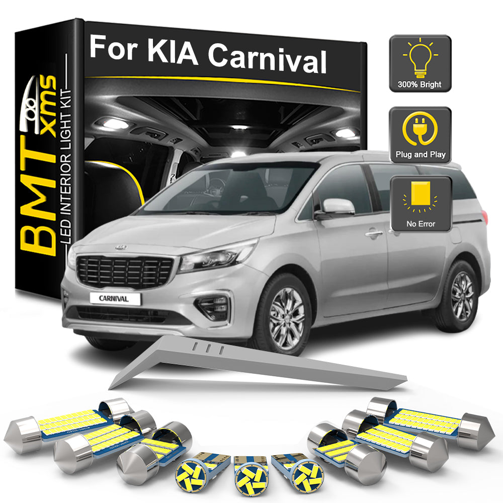 AutoGlowLED LED Interior Light Kit for KIA Sedona Carnival 1998-2024
