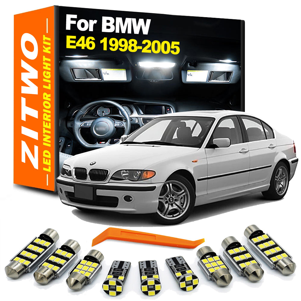 AutoGlowLED 18Pcs Canbus LED Interior Light Kit for BMW 3 Series E46 1997-2005